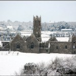 Ross Abbey in Winter :: Photograph by John McHugh